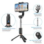 APEXEL APL-D6 Live-Video Multifunktionaler Handy-Gimbal-Stabilisator Selfie-Stick – Bild 5