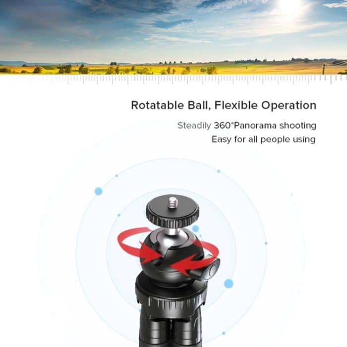 APEXEL APL-JJ09 Mobiles Selfie-Live-Streaming Tragbares Stretch-Telefotostativ, APL-JJ09 – Bild 12