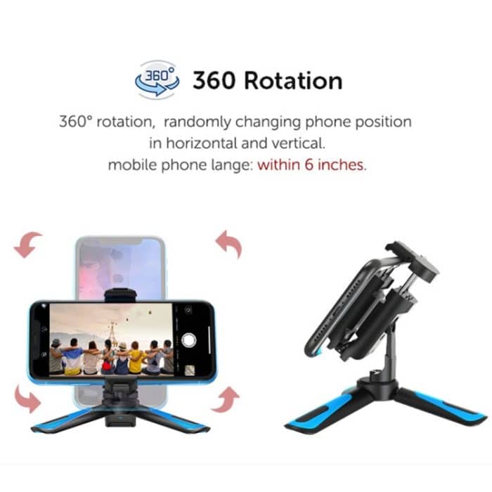 APEXEL APL-JJ08 Mini-Handy-Selfie-Stick-Kamera Live-Desktop-Stativ – Bild 6