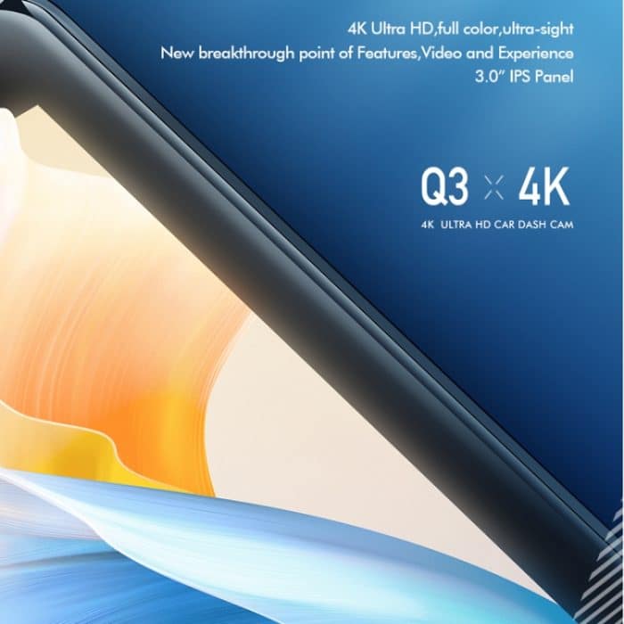 Anytek Q3 4K Fahrrekorder WiFi Dual Record Nachtsichtsensor Mobiler Erkennungsrekorder – Bild 4