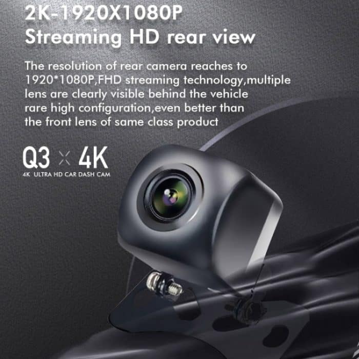 Anytek Q3 4K Fahrrekorder WiFi Dual Record Nachtsichtsensor Mobiler Erkennungsrekorder – Bild 7