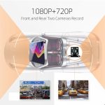 Anytek A6 5 Zoll HD Dual Record Objektiv Fahrrekorder Auto Rückspiegel Bild Auto – Bild 14