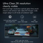 Anytek M12+ 9,66 Zoll großer Bildschirm Dual-Record Fahrrekorder 2K Touchscreen Parkvideo Rückfahrbild – Bild 6