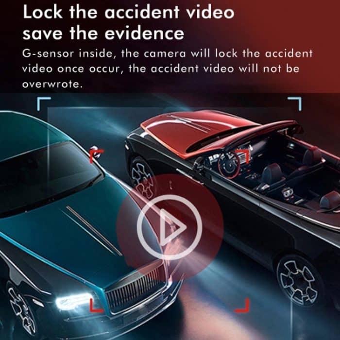 Anytek M12+ 9,66 Zoll großer Bildschirm Dual-Record Fahrrekorder 2K Touchscreen Parkvideo Rückfahrbild – Bild 10