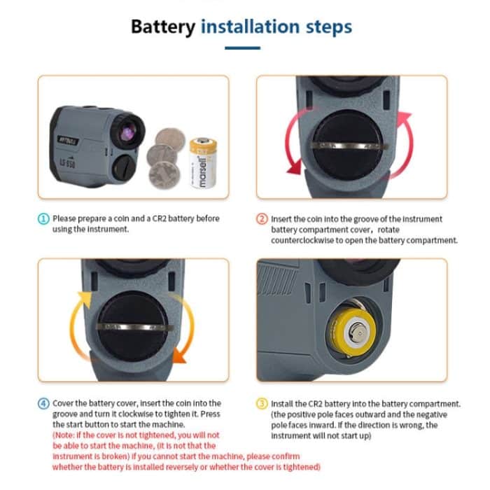 ARBULL LS-1000 Golf Entfernungsmesser Outdoor Höhenmesser Goniometer Teleskop – Bild 13