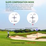 ARTBULL NK-1000 Camouflage Golf-Entfernungsmesser, wiederaufladbares Teleskop, Lieferung in zufälliger Farbe – Bild 12