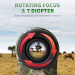 ARTBULL NK-1000 Camouflage Golf-Entfernungsmesser, wiederaufladbares Teleskop, Lieferung in zufälliger Farbe – Bild 10