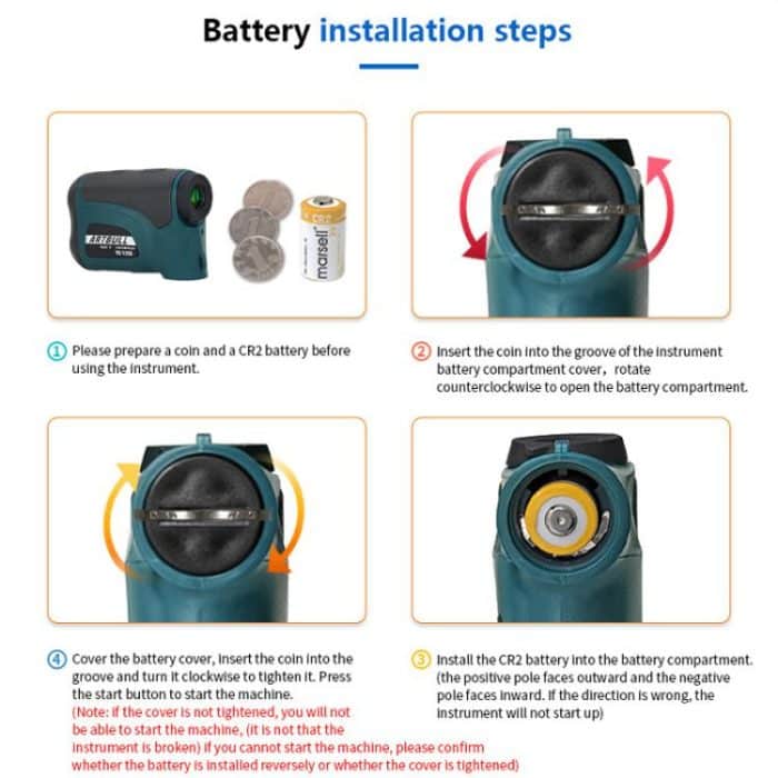 ARTBULL Teleskop Golf Höhenwinkel Entfernungsmesser – Bild 11