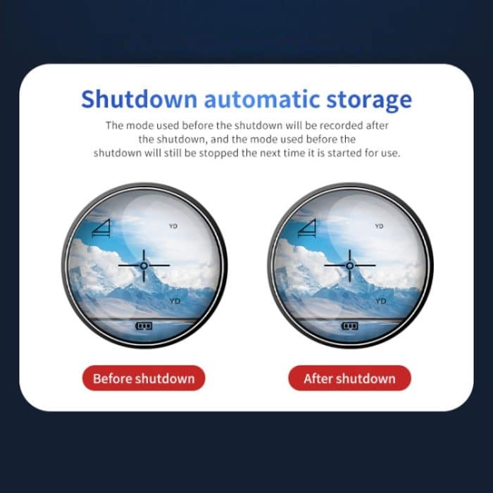 ARTBULL 1000m Golf Laser Entfernungsmesser Teleskop Höhenmesser Tachometer – Bild 13