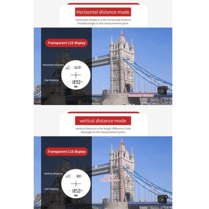 ARTBULL 1000m Golf Laser Entfernungsmesser Teleskop Höhenmesser Tachometer – Bild 18
