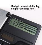 0,1 g/1 kg Küchen-Digitalwaage, Taschenwaage mit Solarrechner – Bild 4