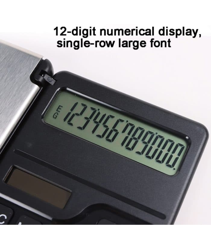 0,1 g/1 kg Küchen-Digitalwaage, Taschenwaage mit Solarrechner – Bild 4