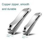 12-in-1 Nageltrimm- und Polierwerkzeugset aus Edelstahl, Bamboo Section, Square Head – Bild 4