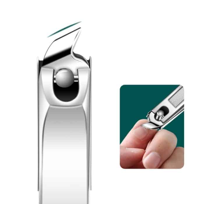 12-in-1 Nageltrimm- und Polierwerkzeugset aus Edelstahl, Bamboo Section, Square Head – Bild 5