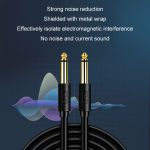 JINGHUA 6,5-mm-Audiokabel, Stecker auf Stecker, Mikrofon-Instrumenten-Tuning-Kabel, 0.5m, 1.5m, 3m, 5m, 10m – Bild 3