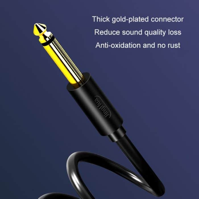 JINGHUA 6,5-mm-Audiokabel, Stecker auf Stecker, Mikrofon-Instrumenten-Tuning-Kabel, 0.5m, 1.5m, 3m, 5m, 10m – Bild 4