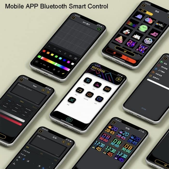 LED Dynamische Emoticon Auto Bluetooth Display Bildschirm 5V USB Schnittstelle – Bild 6