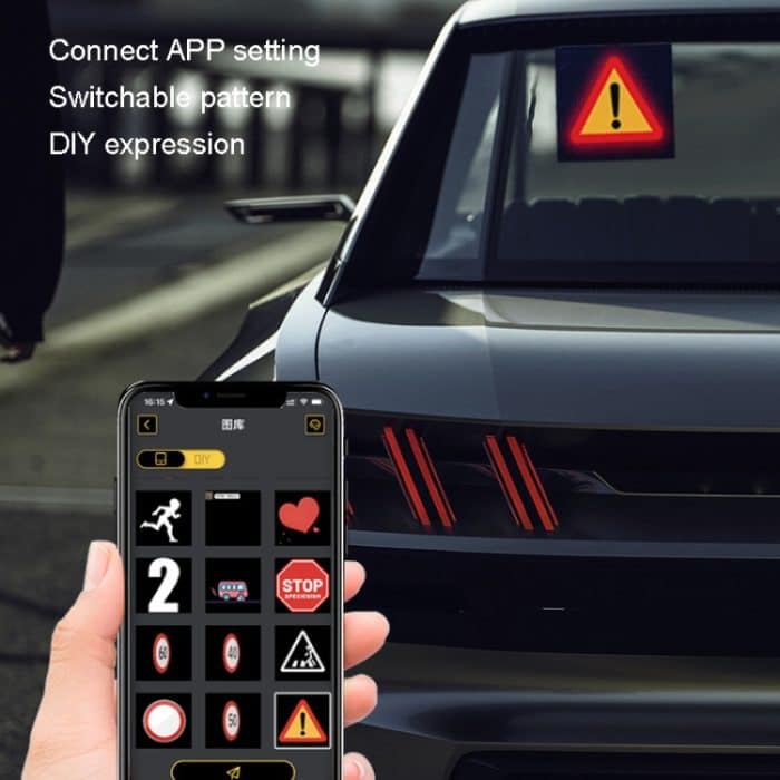 LED Dynamische Emoticon Auto Bluetooth Display Bildschirm 5V USB Schnittstelle – Bild 10