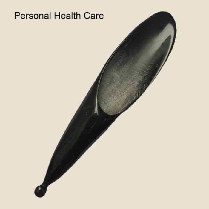 Kleine Hornröhre mit rundem Punkt-Scratch-Akupunkturstab, Farbe zufällige Lieferung – Bild 2