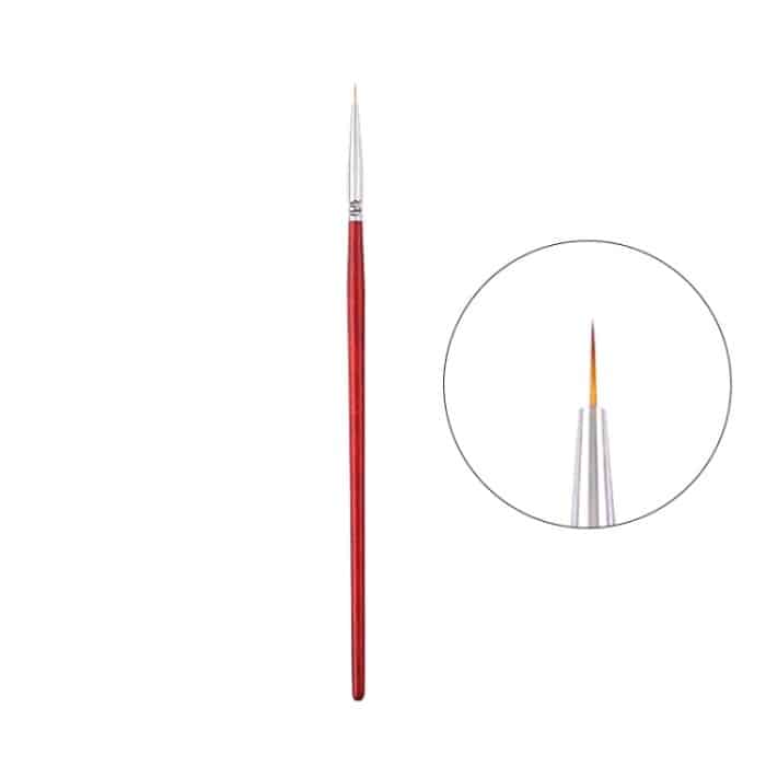 5 Stück Nagel-Feinlinien-Ziehstift, Farbmalerei, Blumenstift, feiner Umriss, Nagelkunststift, No.1 0.6cm, No.2 0.9cm, No.3 1.2cm, No.4 1.8cm, No.5 2.4cm – Bild 1