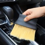 5pcs Car Air Conditioning Outlet Cleaning Brush Ultra-Soft Auto Interior Detail Brus, Black, Yellow – Bild 5