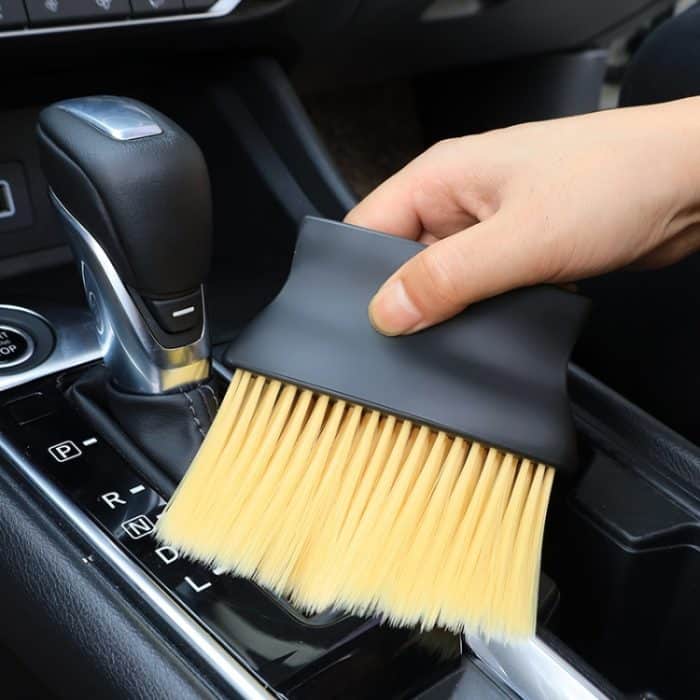 5pcs Car Air Conditioning Outlet Cleaning Brush Ultra-Soft Auto Interior Detail Brus, Black, Yellow – Bild 5