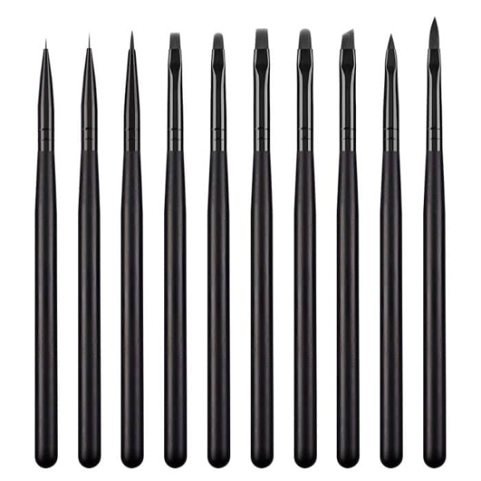 TBD0603718501.jpg Holzstab-Maniküre-Zeichenstift, Lichttherapie-Malstift, 10pcs/set – Bild 1