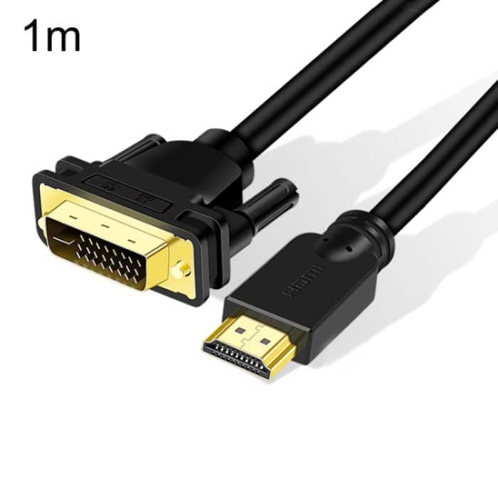 TBD0603719801.jpg JINGHUA HDMI-zu-DVI-Übertragungskabel, Grafikkarte, Computermonitor, HD-Kabel, 1m, 1.5m, 2m – Bild 1