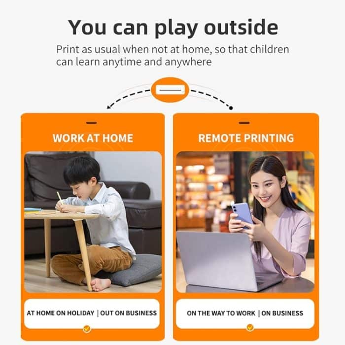 Bluetooth-Verbindung, tintenloser A4-Drucker, tragbarer Mini-Fotodrucker für Studenten, Büro und Zuhause, X8 – Bild 8