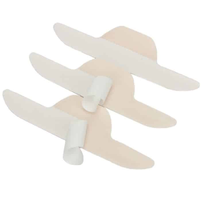 100 Stück selbstklebende Einweg-Schweißpads für T-Shirts, Halsbänder, Mützen, saugfähige Aufkleber, 25cm, 29cm – Bild 2