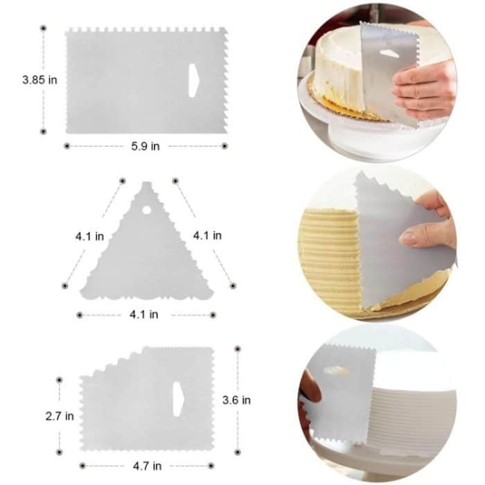 7-in-1-Aluminiumlegierungs-Kuchen-Plattenspieler-Piping-Spitzen-Set DIY-Backwerkzeuge – Bild 3