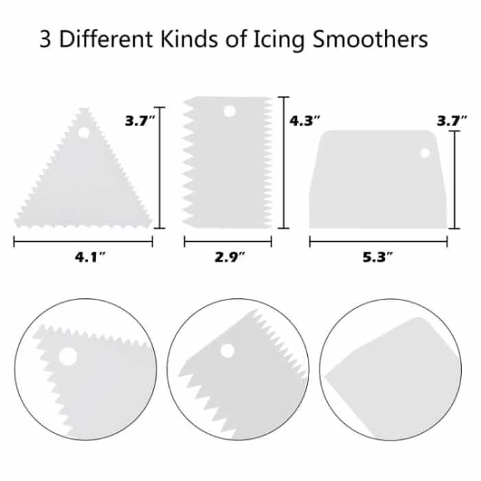 6-in-1-Aluminiumlegierungs-Kuchen-Plattenspieler-Piping-Spitzen-Set DIY-Backwerkzeuge – Bild 3