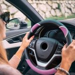 38 cm süße Kaninchen-Frauen-Cartoon-Auto-Lenkradabdeckung, Round Black Pink, Round Black, Round Black Red, Round Black Rose Red, Round Black Boffee, D  Type Black Pink, D Type Black, D Type Black Red, D Type Black Rose Red, D Type Black Coffee – Bild 6