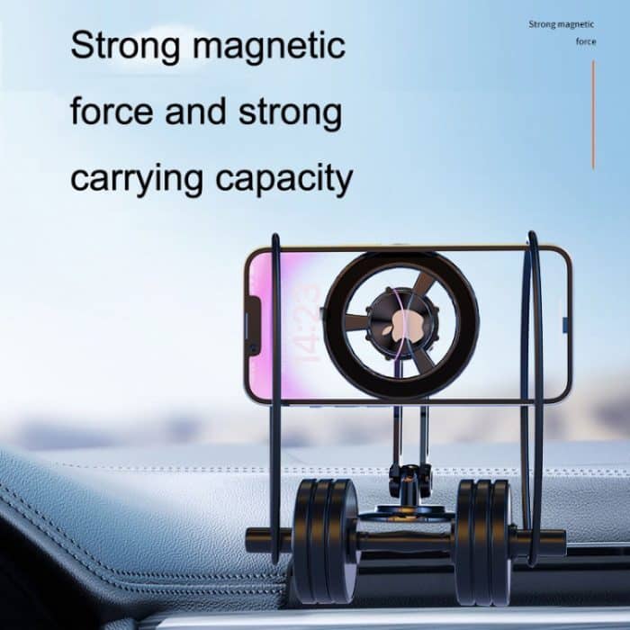 Magsafe magnetische Handyhalterung, Metall-Auto-Navigations-Klapphalterung, CZY-F82Y(Black) – Bild 4