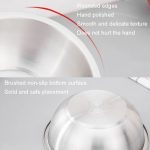 304 Edelstahlbecken Home Multifunktionaler Suppenbogen, 14cm, 16cm, 18cm, 20cm, 22cm, 24cm, 26cm, 28cm, 30cm, 32cm – Bild 4