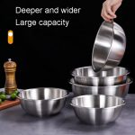 304 Edelstahlbecken Home Multifunktionaler Suppenbogen, 14cm, 16cm, 18cm, 20cm, 22cm, 24cm, 26cm, 28cm, 30cm, 32cm – Bild 6