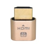 2 Stück Grafikkarten-Spoofer HDMI Dummy Load simuliert HD-Displays, 2pcs Gold
