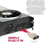 2 Stück Grafikkarten-Spoofer HDMI Dummy Load simuliert HD-Displays, 2pcs Gold – Bild 3