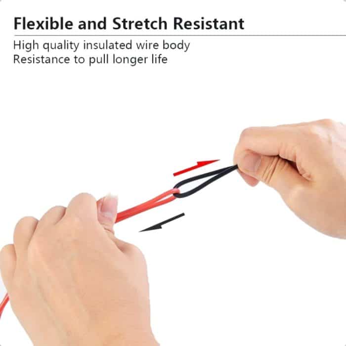 3 Stück HC92 1000 V 82 cm Multimeter-Abgriffmessleitung für Voltmeter mit Gewinde – Bild 4