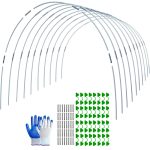 Gartenbogen-Gewächshausreifen, rostfreier Stahltunnel-Reifenrahmen, Pflanzenstütze, S 3 Rods 8 Arches, S 3 Rods 16 Arches, M 4 Rods 6 Arches, M  4 Rods 12 Arches, L  5 Rods 5 Arches, L  5  Rods 10 Arches – Bild 2