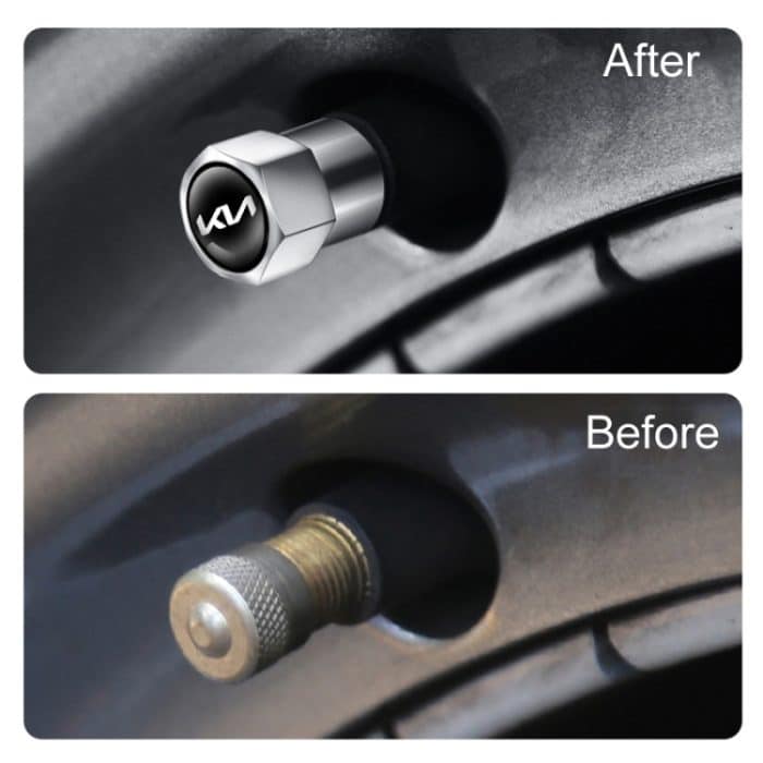 3sets für KIA KN Auto Reifen Ventil Kern Dekorative Metall Kappe – Bild 7