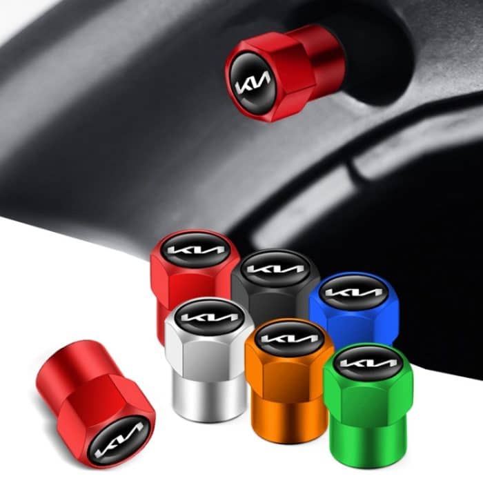3sets für KIA KN Auto Reifen Ventil Kern Dekorative Metall Kappe – Bild 8