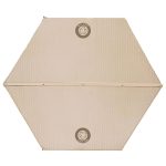 CSTUR D2250 Verdickte tragbare Camping sechseckige automatische aufblasbare Matte Outdoor Picknick feuchtigkeitsbeständige Matte, 3cm (Khaki), 5cm (Khaki)