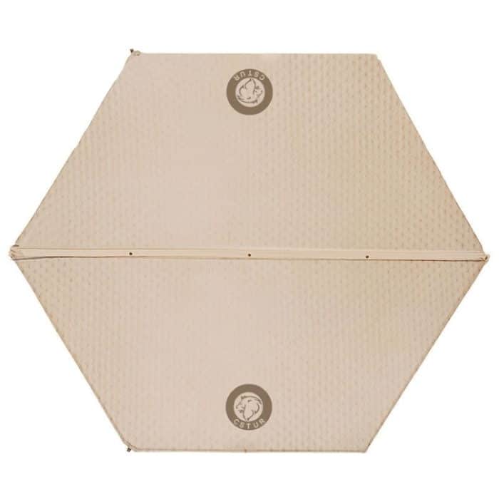 CSTUR D2250 Verdickte tragbare Camping sechseckige automatische aufblasbare Matte Outdoor Picknick feuchtigkeitsbeständige Matte, 3cm (Khaki), 5cm (Khaki) – Bild 1