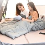 CSTUR D2250 Verdickte tragbare Camping sechseckige automatische aufblasbare Matte Outdoor Picknick feuchtigkeitsbeständige Matte, 3cm (Khaki), 5cm (Khaki) – Bild 2