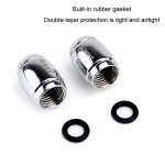 2 Sets Automobil-Ventilkernkappe, Reifen-Anti-Deflation-Ventil-Dekoration – Bild 4