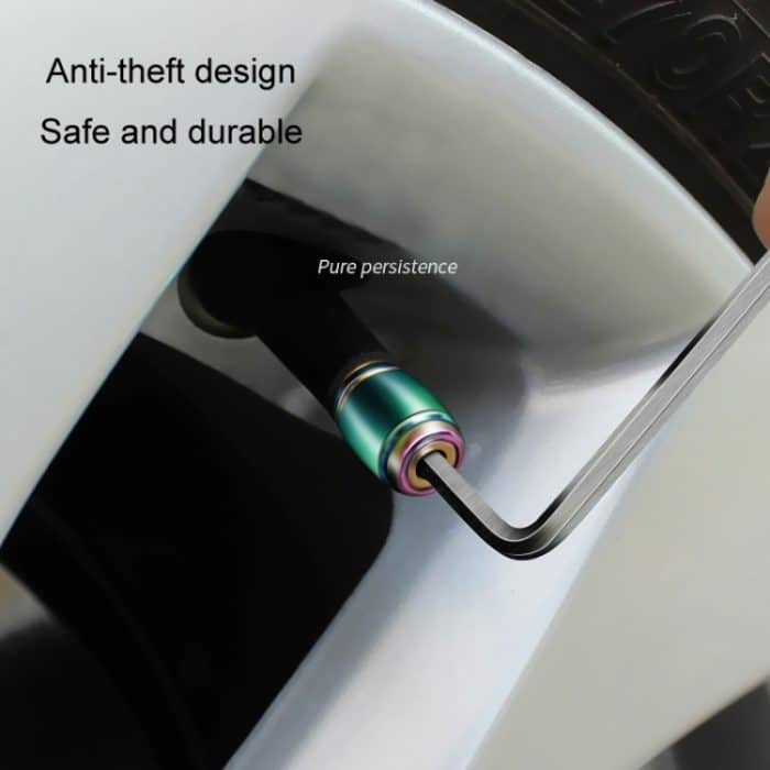 2 Sets Automobil-Ventilkernkappe, Reifen-Anti-Deflation-Ventil-Dekoration – Bild 6