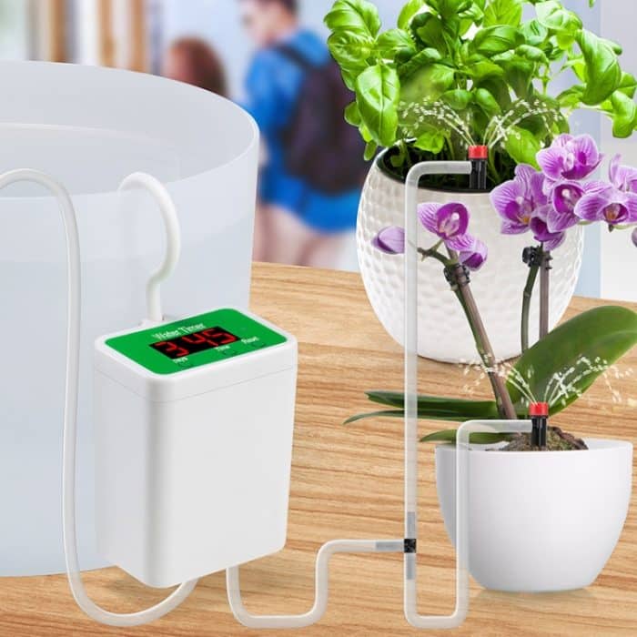 Intelligente Tropfbewässerung für den Haushalt, automatische Bewässerungs-Timing-Maschine, Water 2 Potted Plants, Water 4 Potted Plants, Water 6 Potted Plants, Water 8 Potted Plants, Water 12 Potted Plants – Bild 11
