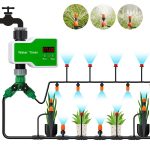 Bewässerungssystem Intelligente Steuerung Automatisches zeitgesteuertes Bewässerungsgerät, 1 Water Outlet, 2 Water Outlet, 10m 10sets Hanging Spray Sprinklers, 10m 10sets Ground Plug Dual-use Suit, 20m 20sets Hanging Spray Nozzles... – Bild 6