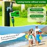 Bewässerungssystem Intelligente Steuerung Automatisches zeitgesteuertes Bewässerungsgerät, 1 Water Outlet, 2 Water Outlet, 10m 10sets Hanging Spray Sprinklers, 10m 10sets Ground Plug Dual-use Suit, 20m 20sets Hanging Spray Nozzles... – Bild 9